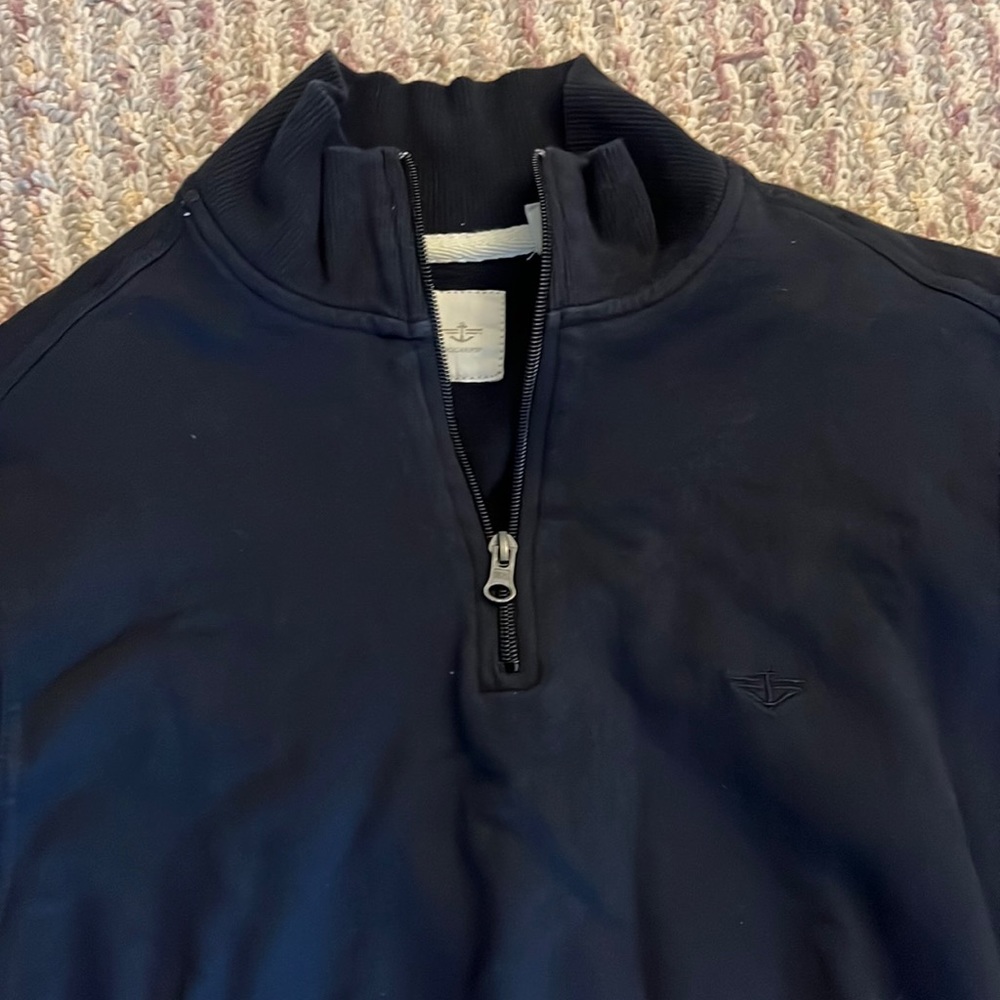 Black dockers half zip
